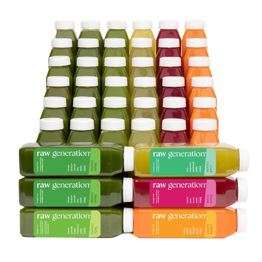 [BRSWKGD3AQBAG3QV] Raw Generation Skinny Juice Cleanse (7-Day) - Best Juice Cleanse for Detox and Weight Loss | Reduced Bloating & Increased Energy | 100% Raw & Cold-Pressed Juices
