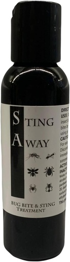 [BRSRA2QKAUIQAYLO] Bug Bite and Sting Treatment : Pain + Itch Relief, 2 Ounce (Pack of 1), Black