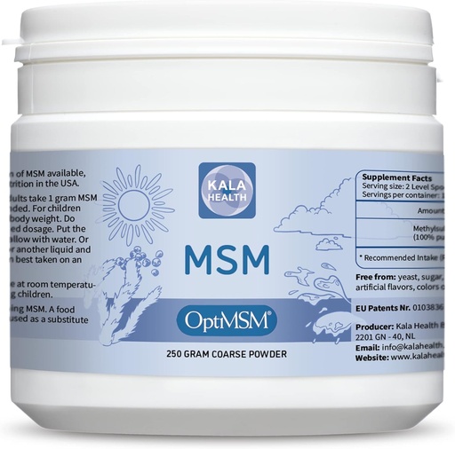 [BRSWKGTRCQPRQCDI] Procapsin OptiMSM – Pure Methylsulfonylmethane MSM Supplement Powder – Organic, Gluten Free, Non-GMO – Opti MSM Sulfur Crystals/Powder for Kids and Adults (250Grams)
