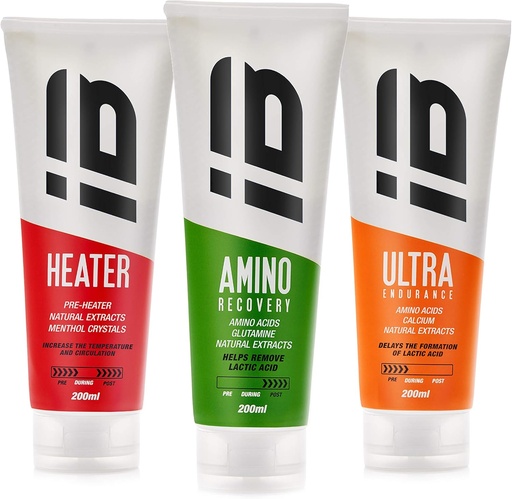 [BRSWYCYEOIHWG3DK] KIT 3 INBIKE Creams (Heater + Amino + Ultra)