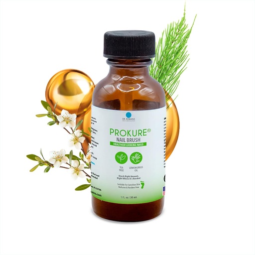 [BRSWIHYHBEGBEF3U] PROKURE Nail Repair Serum. Hydrates dry, brittle nails & cuticles with Tea Tree Oil & Vitamin E. Fast-absorbing, non-greasy, paraben-free. With precision brush. Safe on polish/gels. 1 fl oz.