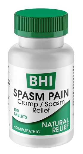 [BRSWIY37AF5B23LA] MediNatura BHI Spasm/Cramp Relief - Muscle Spasm Tablets for Full-Body Cramp Support - Menstrual Support - Non-Drowsy - Quick-Dissolve - Non-Addictive - Natural Ingredients - 100 Count