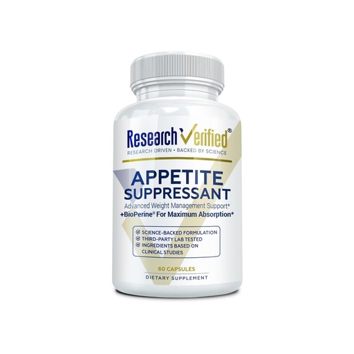 [BRSWY2QNDIHBSELP] Research Verfied Appetite Suppressant - Curb Cravings, Reach Satiety, Boost Metabolism - 60 Capsules - Pack of 1