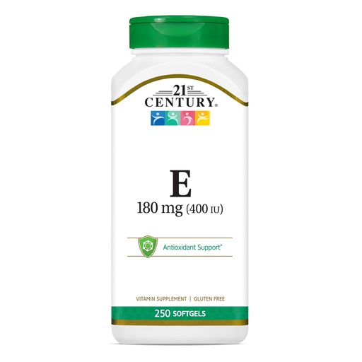 [BRSWIY37BQAQOYDY] 21st Century E 400 I.U. (Dl-Alpha) Softgels, 250-Count