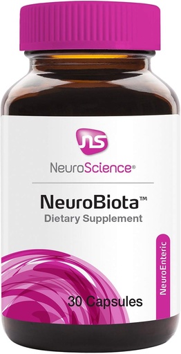 [BRSWYZQKDEPWKH3Z] NeuroScience Mood Probiotic for Women & Men - NeuroBiota Mood Support Supplement with Probiotics for Digestive Health, Immune Support & Healthy GABA Activity - Nourish the Gut-Brain Axis (30 cápsulas)