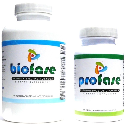 [BRSWGHYCCIAWGYLG] Biofase-Enzyme & Profase-Probiotic Kit - Biofilm Defense, Supports Healthy Digestion & Your Flora Balance - Large Kit