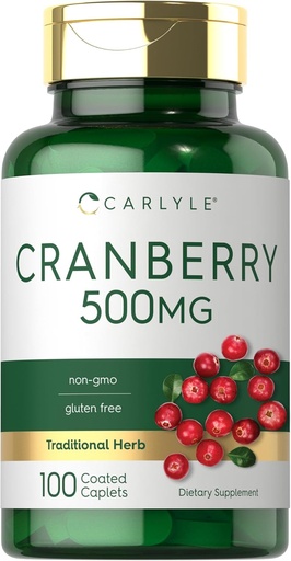 [BRSROZAHOB6Q2GY7] Carlyle Cranberry Pillereitä 500 mg 100 Caplets ...