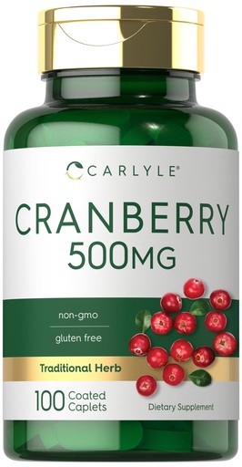 [BRSROZAHOB6Q2GY7] Carlyle Cranberry Pills | 100 Caplets | Non-GMO, Gluten Free Supplement for Women & Men