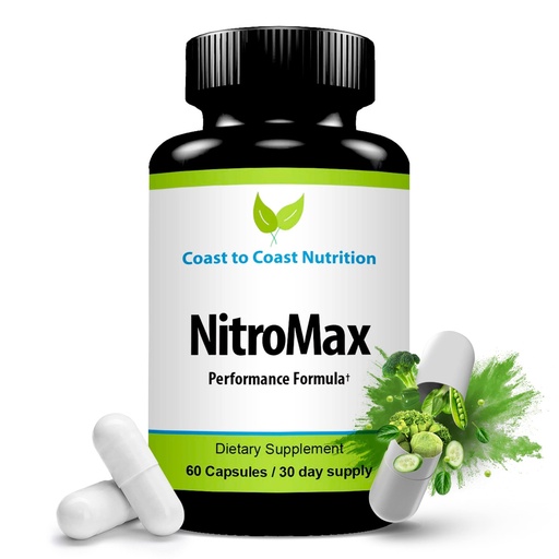 [BRSWGAAKOIFQACYZ] NitroMax Performance Formula – L-Arginine Nitric Oxide Supplement Plus Citrulline, AKG, Beta Alanine – Build Muscle, Vascularity, Energy, Circulation – Workout Harder - 60 L-Arginine Capsules