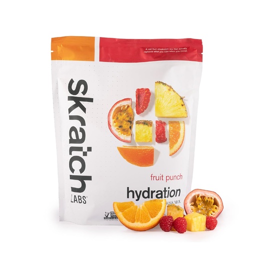 [BRSWYZA3CUDRGG3P] Skratch Labs Hydration Powder | Sport Drink Mix | Electrolytes Powder for Exercise, Endurance, and Performance | Fruit Punch | 60 Servings | Non-GMO, Vegan, Kosher