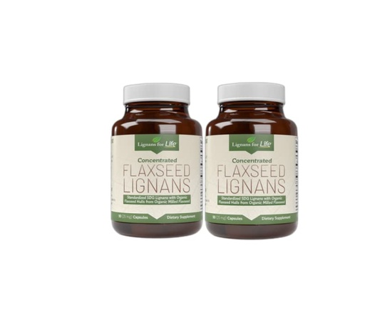 [BRSWIZINOVYWKEQ5] Lignans For Life Flaxseed Lignans for Dogs + SDG - Omega 3 Fatty Acids, High Fiber Antioxidants - Helps Improve Shiny Coat, Digestive & Heart Health Flax Seed for Dogs, 90 Flaxseed Capsules, 2 Pack