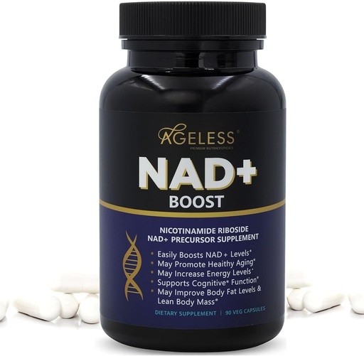 [BRSRAEINPN6RO3LZ] NAD+ suplementaris per a Dones i homes de 300mmg Nicotinade Ribode Chloride  Hannon Dietari suplementari per a l'Energia anti-Aing , Focus, Stamina, Metabolisme i funció cogtive 90 Capules