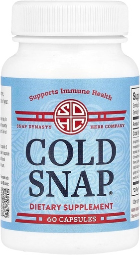 [BRSWIYYMOMIBCE3E] Cold Snap Herbal Supplement 60 Capsules, 2 Pack