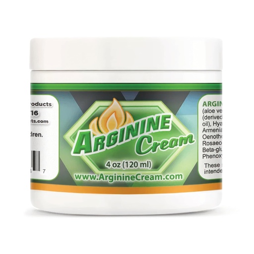 [BRSROAL6AF6WEAD2] Arginine Cream - 4 oz - L-Arginine Nitric Oxide Support Supplement for Men & Women - Unscented