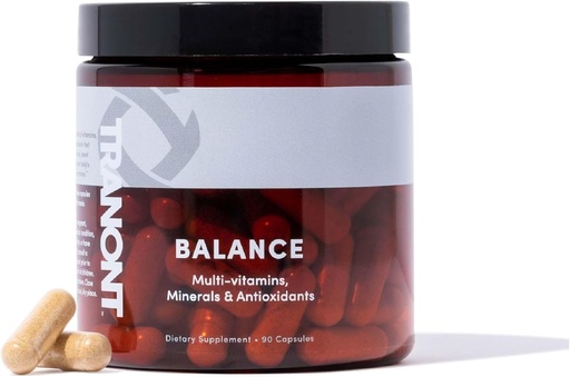 [BRSWYFTRCN6BUCTV] Equilibrio de Tranont ← 90 Conde ← Multi-Mineral & Vitamina Capsules para Adultos tóxico Vitamina C, A y E Magnesio, Zinc, Calcio e Iodine ← Boosts Inmunity, Energy, and Digestion ¦ Gluten Free, Vegetarian