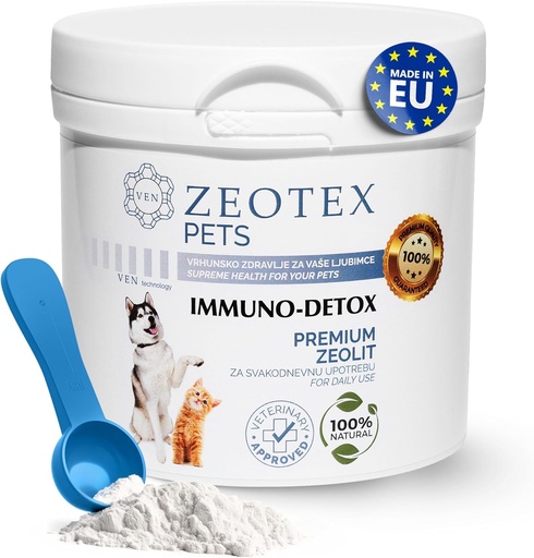 [BRSRAEIBAAHRQG3U] Zeolite Powder 100% Natural Food Supplement for Immunity & Detox, Digestive Health, Joint Health Supplement Powder, Liver Detox, Enhance Pet Health w/Easy-to-Use Pet Supplements, 350g/12.35 oz