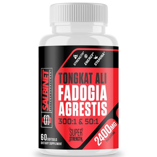 [BRSROYAKDEFQOD3K] 2400mg Fadogia Agrestis Tongkat Ali Supplements - Third Party Tested - 1400mg Fadogia Agrestis & 1000mg Tongkat Ali, Maximum Strength, Muscle Mass & Athletic Performance