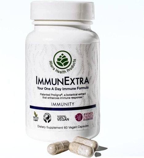 [BRSWYZDQAQORGHL6] Allera Health Pine Pollen Capsules - Organic & Vegan ProLigna Plant-Based dieta priedas - Padeda palaikyti sveiką imuninę gynybą Vitaminai - Miltelių ekstraktas, išaugintas iš laukinių Crafted Trees - 60 Caps