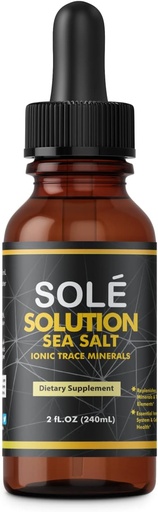 [BRSW2CD6OEMWK3Y6] Qei Sole Sea Salt - Composed of Sodium Chloride, Potassium, Iron, Calcium, Magnesium, Copper, zinc and More. (Big, 8 0z)