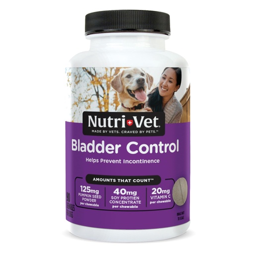[BRSWIY3RAAHGMDTI] Nutri-Vet Bladder Control for Dogs, Dog Urinary Health Support, 90 Tablets | Dog Cranberry Supplement, Urinary Tract Support, Immune Support, Dog Bladder Health, Tablet Formula, Daily Wellness