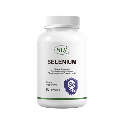 [BRSRAAALBYCW2DT3] HUJ Selenium Supplement, 60 Capsules, Antioxidant Support, Mineral Supplement
