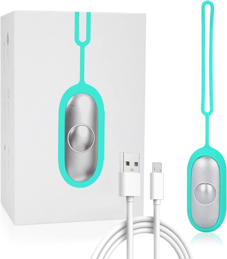 [BRSWYCYQDEPR42TX] 잠 원조 계기, 소형 불면증 기복 장치, 개량한 잠을 위한 USB 잠 원조 기계, 압력 불안 (Lime)