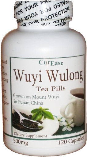 [BRSWIHYECRYQEG3U] Wuyi Wulong Tea Capsules 500mg 120 Capsules 60 Servings