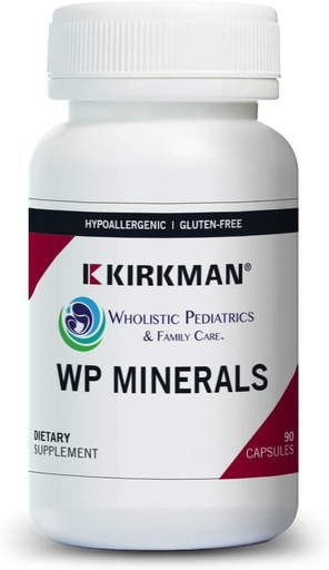 [BRSWIATRA4IRCYAV] Kirkman WP Minerals || 90 Vegetarian Capsules || A Comprehensive Mineral Supplement for Those who do not get Enough nutrients from Their Diet.