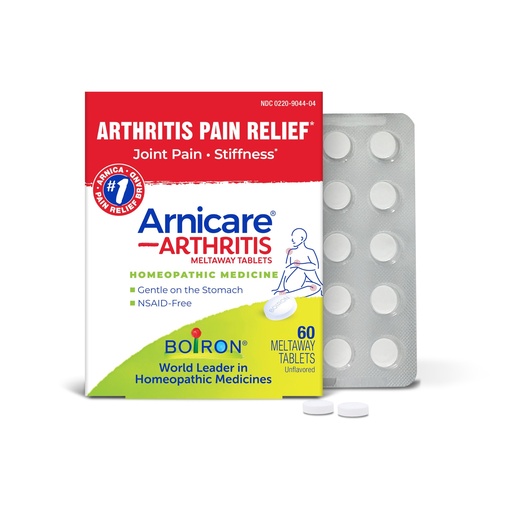 [BRSWKGLYDMIB23T4] Boiron Arnicare Arthritis Tablets for Arthritis Pain Relief, Joint Soreness, and Rheumatic Pain - 60 Count