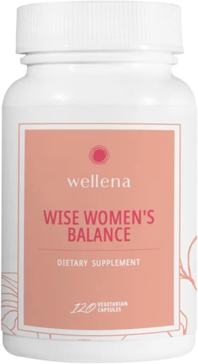 [BRSRAYIDPNYQ4DQ7] Wellena Wise Equilibrio femminile di Magdalena | Biodisponibile e Sinergico Erbale, Vitamina e Miscela minerale per l'equilibrio ormonale in Peri- e Menopausa | 120 capsule vegetariane 60-Day Supply