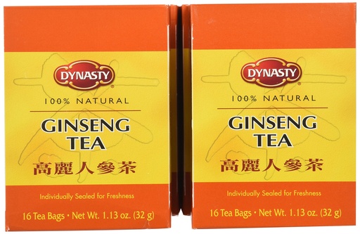 [BRSWIZYNDMORCHY3] Dynasty Tea, Ginseng, 1.13-Ounce (Pack of 6)