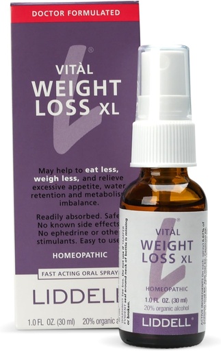 [BRSWIZAAOQFWM2T6] VITL Weight Loss XL Liddell Homeopathic 1 oz Liquid