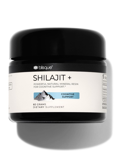 [BRSRA2T4OV5BGFIY] Blisque - Pure Himalayan Organic Shilajit Resin Supplement | for Cognitive Support | with Organic Bacopa and Gotu Kola | Authentic and Natural | 60 Grams