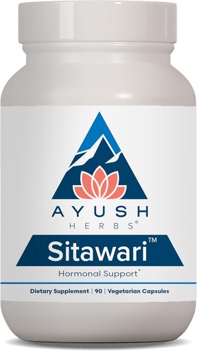 [BRSWIYIZCIOQC2LO] Ayush Herbs Sitawari - Shatavari Capsules for Women, Shatavari Root 补充,Hormone 平衡给女性,自然女性生殖支持 - 90 植物人 Capsules (1个伯爵)