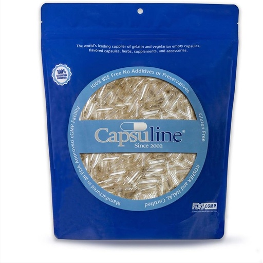 [BRSWIAQQCUHRG2D6] Capsuline Dimensiune 2 Capsule Vegane goale, clar - 1000 Conte de vegetarian, Kosher, non-GMO & Halal de umplere a capsulelor de legume