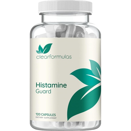 [BRSROYL5AQMG2H3U] Histamine Guard Immune Support Supplement - Herbal Sinus Respiratory and Immunity Support Histamine Blocker with Stinging Nettle Vitamin C Bromelain and Quercetin Complex - Non-Drowsy (120 Capsules)