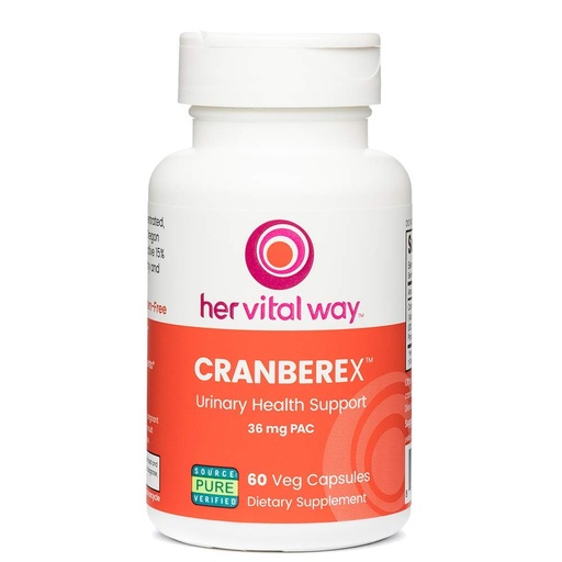 [BRSWGEAYBACAMF3H] Cranberex - Cranberry Pills for Women and Men - Cranberry Supplement with 36mg PAC - Cranberry Extract Capsules for Urinary Tract Health and Kidney Care - 60 Veg Capsules