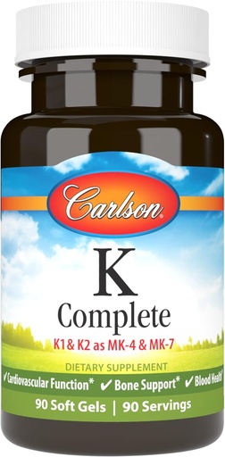 [BRSWKHD4BB5QYEIV] Carlson Labs K Complete Softgels, 90 Gróf