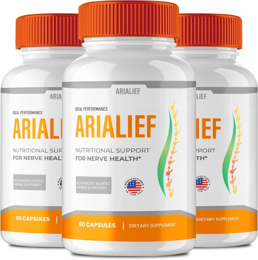 [BRSRAAIFDINAGH3J] IDEAL PERFORMANCE Arialief Capsules for Sciatica, Arialief Beslenme Desteği Nerve Health, Arialief Sciatica Capsules, Arialief Primepalm Supplement Pills, Aria LIEF Vitamin Yorumları (3 Paket)