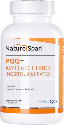 [BRSRAGD6OEDRECAV] Premium Inositol, PQQ + Inositol & Chiral Inositol 40:1 Ratio,90 Caps