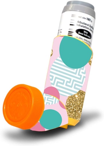 [BRSWGBT2OIGQOYDO] MightySkins Skin for Proventil HFA Asthma Inhaler - Green Stone | Protective, Durable, and Unique Vinyl Decal wrap Cover | Easy to Apply, Remove, and Change Styles | Made in The USA
