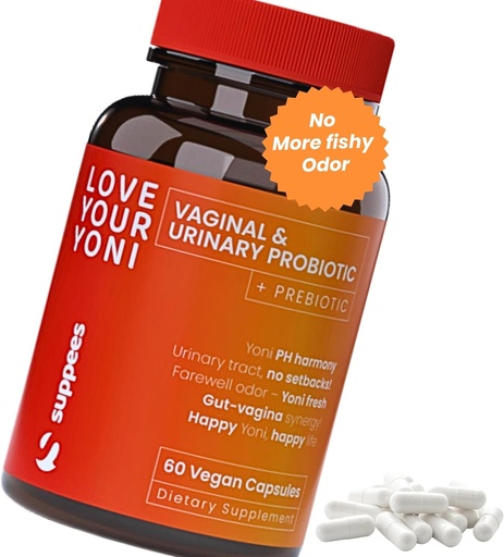 [BRSROCYCC57BOC33] Vaginal Probiotics & Prebiotics for Women - Support Vaginal Health & pH Balance - Women's Probiotic for Bacterial Vaginosis - Female & Vaginal Care - 60 Capsules
