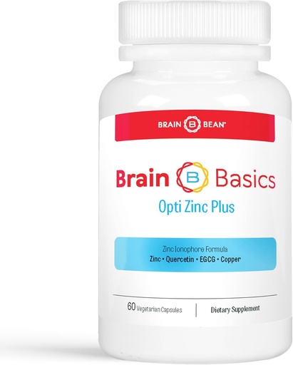 [BRSWYGQTAV7AKHYZ] Brain Basics Opti Zinc Plus - Συμπλήρωμα ψευδαργύρου με Quercetin, EGCG και χαλκό.