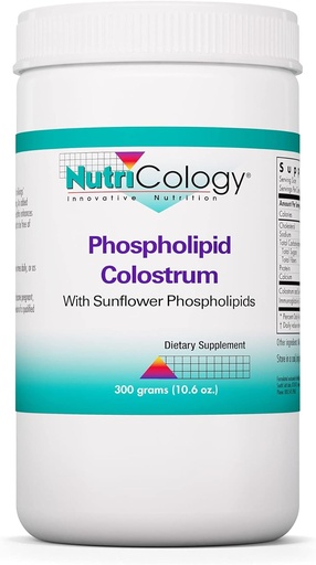[BRSWIGIYCMFBK2TU] Nutricology Fosfolipid Colostrum dodatek, 300 Gram