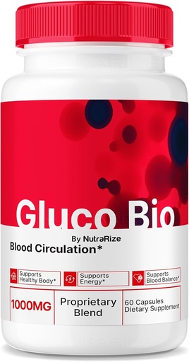 [BRSRAGAZBUMRYHIV] GlucoBio קפסולות, תוסף תמיכה ב- Gluco Bio, כל פורמולה טבעית לתמיכה בבריאות הכללית ובבריאות, Premium ויטמין Pills, GlucoBio ביקורות (60 קפסולות)