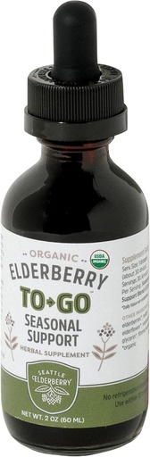 [BRSRMZAOCF7AOHYU] to-Go Seasonal Support – Delicious, Vegan, Gluten-Free Herbal Supplement Tincture with Potent Allergy Benefits Made from Only Organic Ingredients in Small Batches in The USA - 2oz
