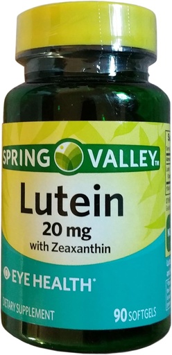 [BRSWIYY4CN7AC2A3] Spring Valley - Lutein 20 mg, 90 Softgels