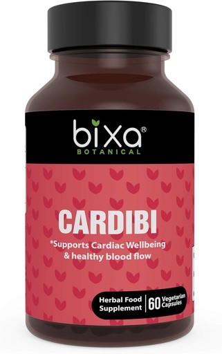 [BRSWGFAQBANRUF3G] Ayurvedic Natural Herbal 补编 CARDIBI 纯认证的 Premeum 质量 60 Veg Capsules (450mg) (与 Arjuna, Guggul, Punarnava, Trikatu 粉末和蒜皮提取物)