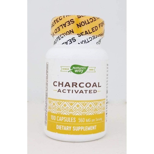 [BRSWIZDYCQCBYHTK] Nature's Way Activated Charcoal Hi Po ( 1x100 Cap)