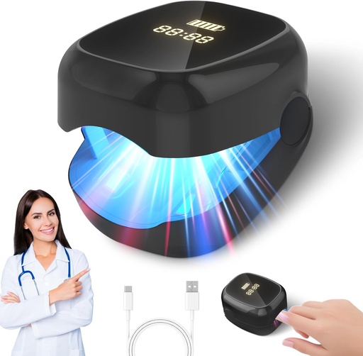 [BRSRAFAFBAOQ23TV] Nail Fungus Laser Treatment LED Light Device-Effective Rechargeable Nail Fungus Remover for Home Use